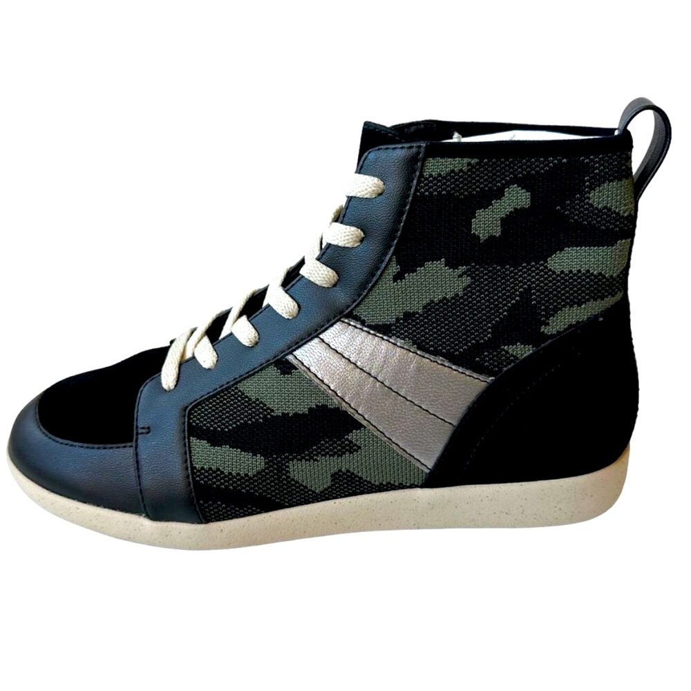 New Sanctuary Sneakers Major Camouflage Smart Creation Green Black W Size 9M